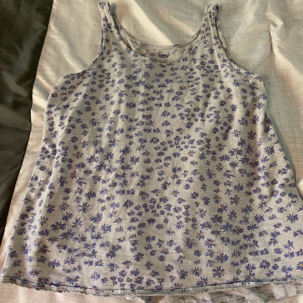 Flower Print Tank Top